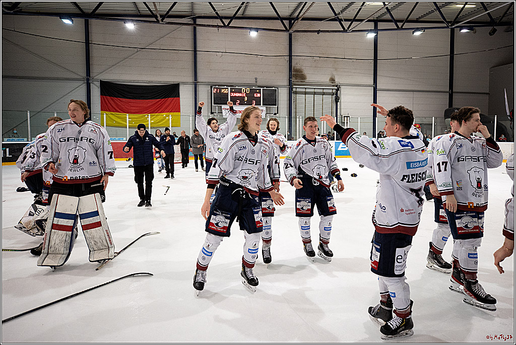 U20-DNL Meisterschaftsfinale;  Koelner Junghaie - Eisbaeren Juniors Berlin; Koeln, 27.03.2022